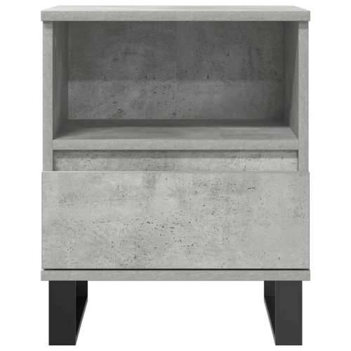 Noćni ormarić siva boja betona 40x35x50 cm konstruirano drvo - Beton siva 1 Cijena