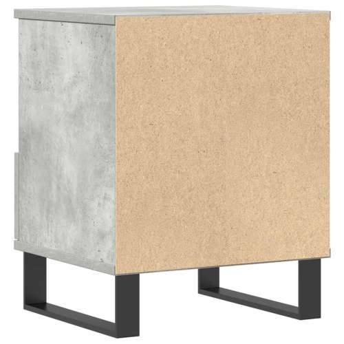 Noćni ormarić siva boja betona 40x35x50 cm konstruirano drvo - Beton siva 1 Cijena