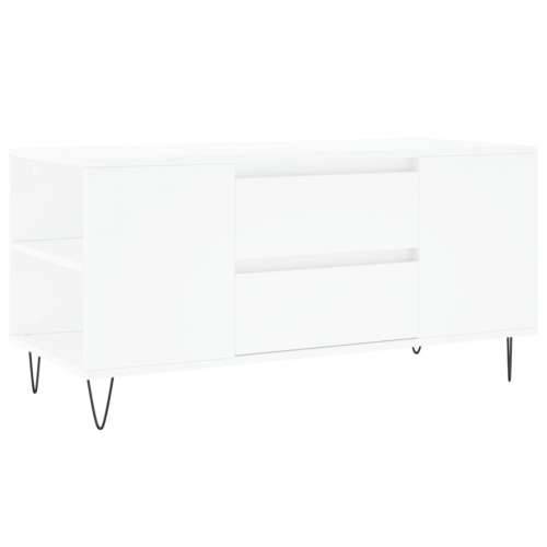 Stolić za kavu bijeli 102 x 44,5 x 50 cm od konstruiranog drva - Bijela 1 Cijena
