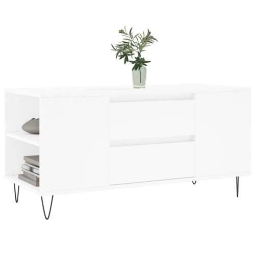 Stolić za kavu bijeli 102 x 44,5 x 50 cm od konstruiranog drva - Bijela 1 Cijena