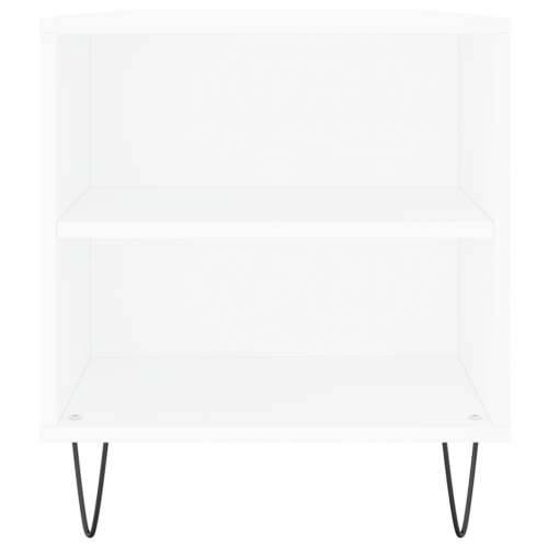 Stolić za kavu bijeli 102 x 44,5 x 50 cm od konstruiranog drva - Bijela 1 Cijena