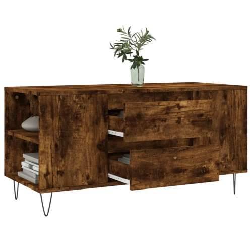 Stolić za kavu boja hrasta 102x44,5x50 cm od konstruiranog drva - Dimljeni hrast 1 Cijena