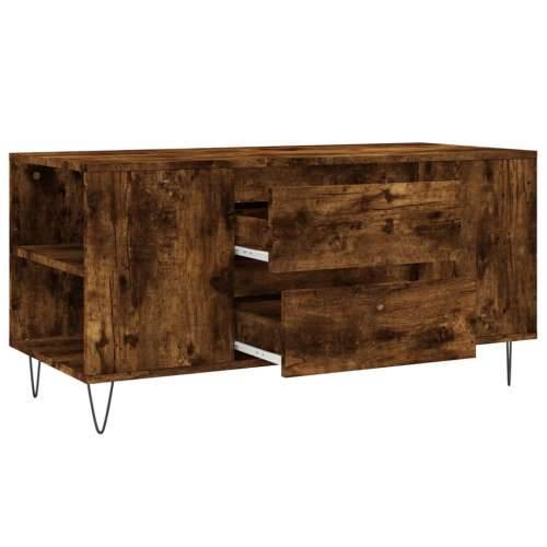 Stolić za kavu boja hrasta 102x44,5x50 cm od konstruiranog drva - Dimljeni hrast 1 Cijena