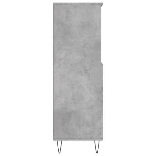 Visoka komoda siva betona 60x36x110 cm od konstruiranog drva - Beton siva 1 Cijena