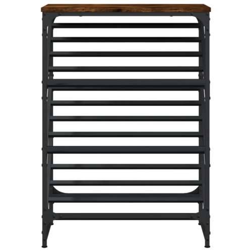 Stalak za cipele boja hrasta 60x30x85 cm konstruirano drvo - Dimljeni hrast 1 85 cm 60 cm Cijena