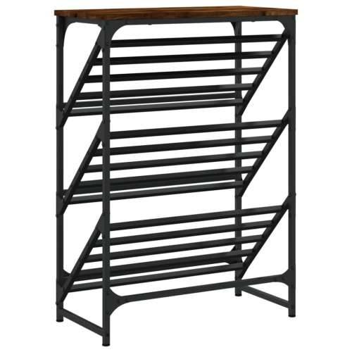 Stalak za cipele boja hrasta 60x30x85 cm konstruirano drvo - Dimljeni hrast 1 85 cm 60 cm Cijena