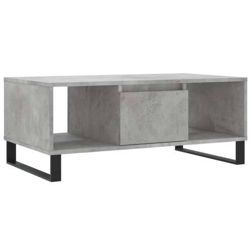 Stolić za kavu boja betona 90x50x36,5 cm konstruirano drvo - Beton siva 1 Cijena