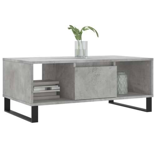 Stolić za kavu boja betona 90x50x36,5 cm konstruirano drvo - Beton siva 1 Cijena