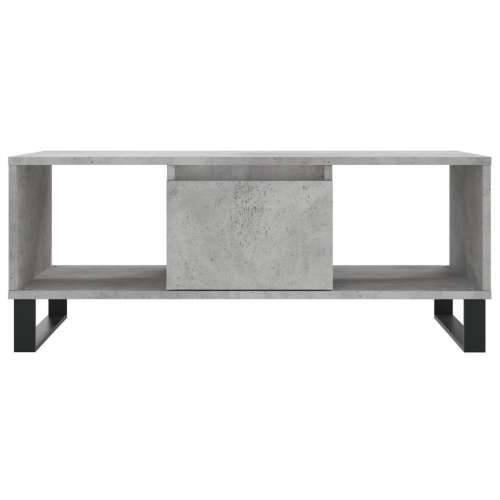 Stolić za kavu boja betona 90x50x36,5 cm konstruirano drvo - Beton siva 1 Cijena