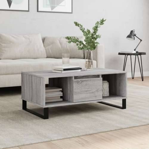 Stolić za kavu boja sivog hrasta 90x50x36,5cm konstruirano drvo - Sivi hrast sonoma 1 Cijena