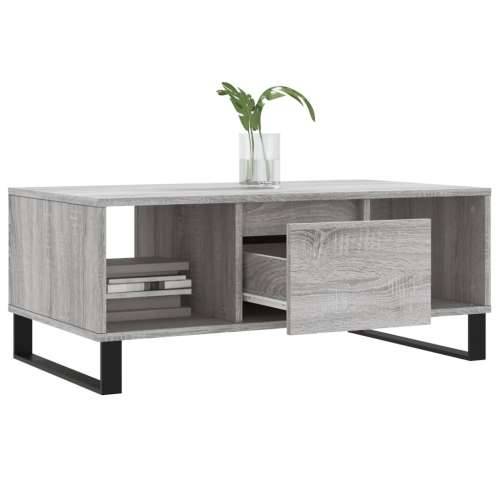 Stolić za kavu boja sivog hrasta 90x50x36,5cm konstruirano drvo - Sivi hrast sonoma 1 Cijena