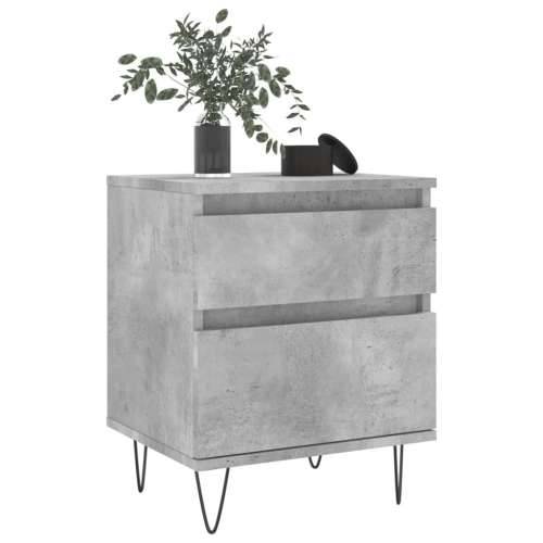 Noćni ormarići 2 kom boja betona 40x35x50 cm konstruirano drvo - Beton siva 2 Cijena