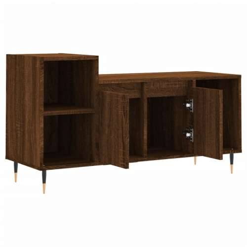 TV ormarić boja smeđeg hrasta 100x35x55 cm konstruirano drvo - Smeđi hrast 1 Cijena