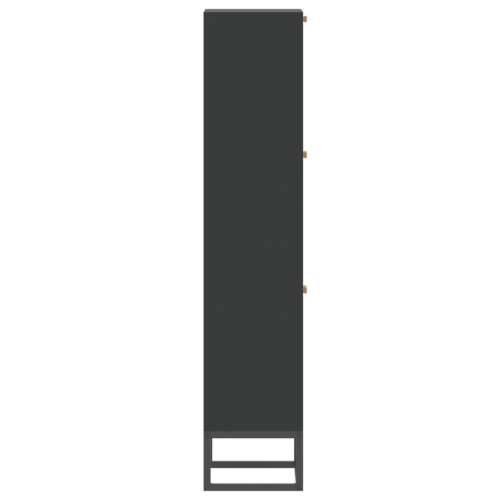 Ormarić za cipele crni 52 x 25 x 120 cm od konstruiranog drva - Crna 1 Cijena