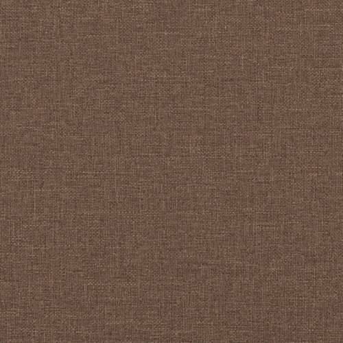 3-dijelni set sofa s jastucima smeđi od tkanine - Smeđa s jastucima i tabureom Cijena