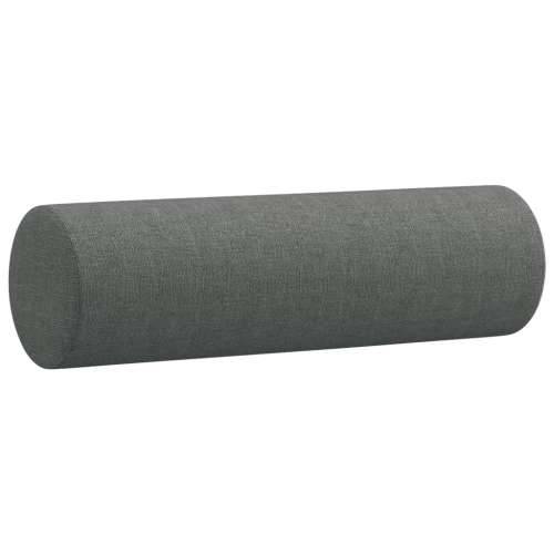2-dijelni set sofa s jastucima tamnosivi od tkanine - Tamno siva s jastučićima Cijena