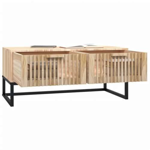 Stolić za kavu 80 x 40 x 35 cm konstruirano drvo i željezo - Smeđa 1 Cijena