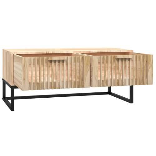 Stolić za kavu 80 x 40 x 35 cm konstruirano drvo i željezo - Smeđa 1 Cijena