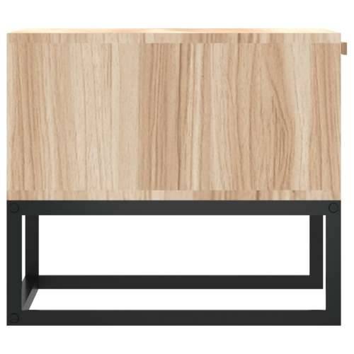 Stolić za kavu 80 x 40 x 35 cm konstruirano drvo i željezo - Smeđa 1 Cijena