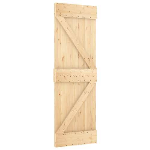Klizna vrata s priborom za montažu 70 x 210 cm masivna borovina Cijena