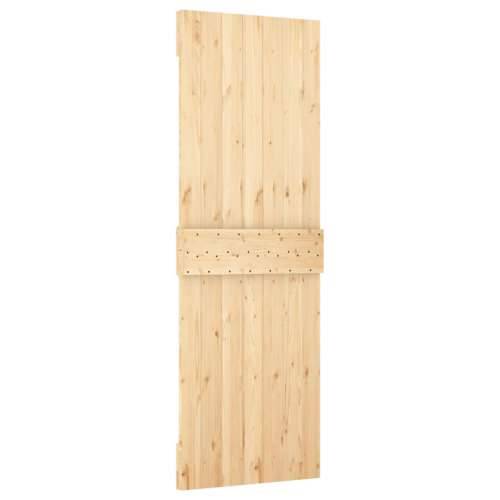 Klizna vrata s priborom za montažu 70 x 210 cm masivna borovina Cijena