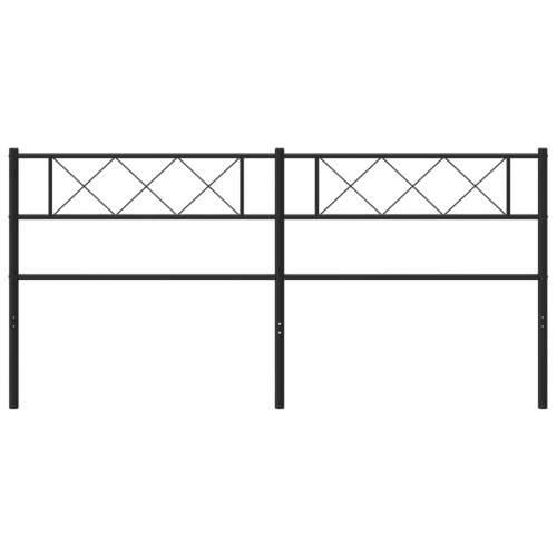 Metalno uzglavlje crno 193 cm - Crna 193 cm 1 Cijena