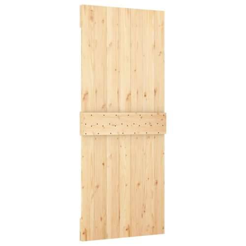 Klizna vrata s priborom za montažu 85 x 210 cm masivna borovina Cijena