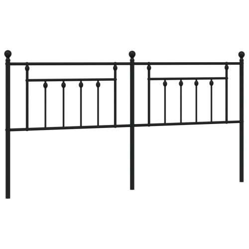 Metalno uzglavlje crno 193 cm - Crna 193 cm 1 Cijena