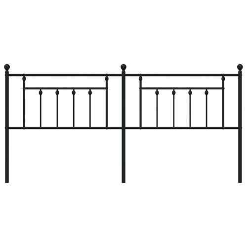 Metalno uzglavlje crno 193 cm - Crna 193 cm 1 Cijena
