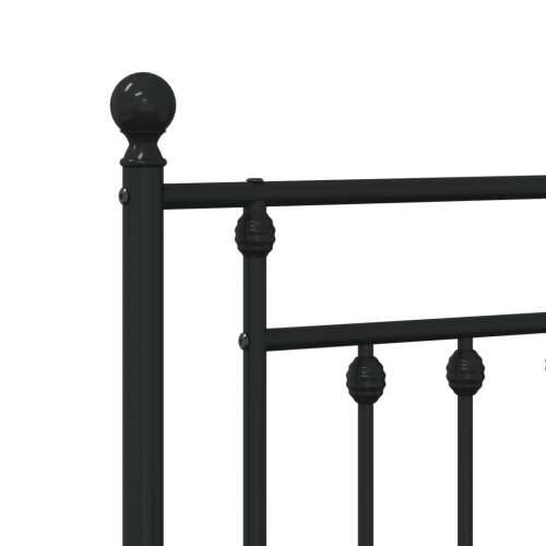 Metalno uzglavlje crno 193 cm - Crna 193 cm 1 Cijena