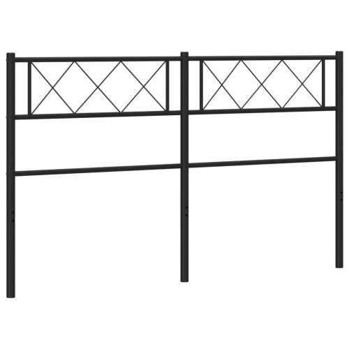 Metalno uzglavlje crno 140 cm - Crna 140 cm 1 Cijena