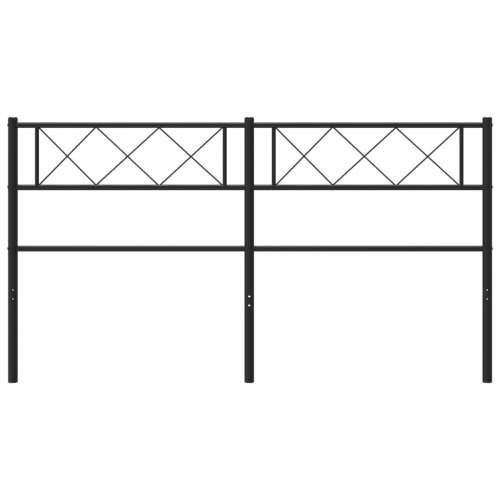 Metalno uzglavlje crno 140 cm - Crna 140 cm 1 Cijena