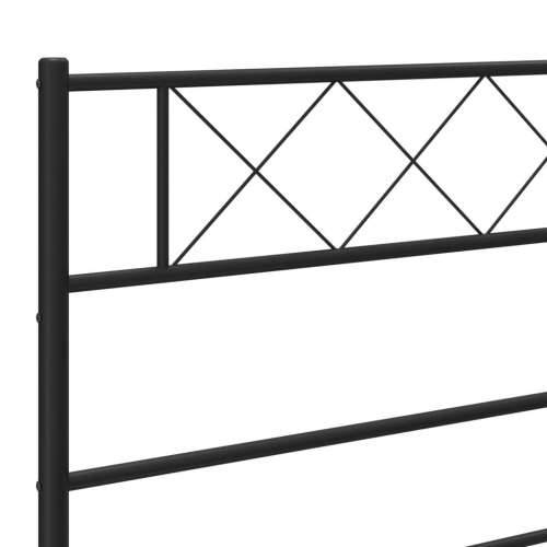 Metalno uzglavlje crno 140 cm - Crna 140 cm 1 Cijena