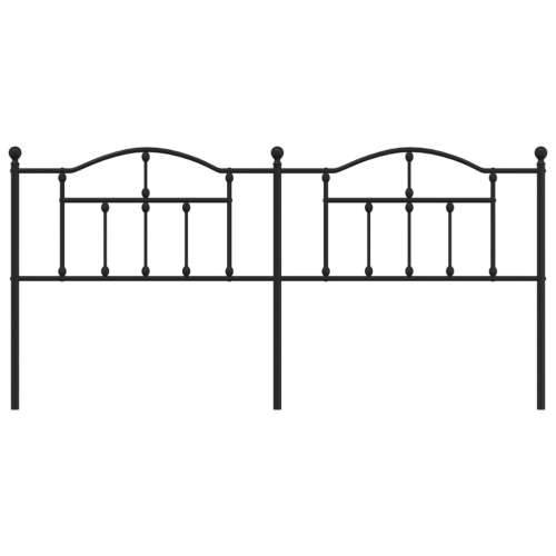 Metalno uzglavlje crno 193 cm Crna 193 cm 1 Cijena