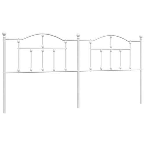Metalno uzglavlje bijelo 193 cm - Bijela 193 cm 1 Cijena