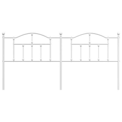 Metalno uzglavlje bijelo 193 cm - Bijela 193 cm 1 Cijena