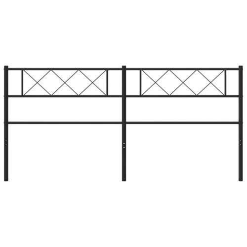 Metalno uzglavlje crno 200 cm - Crna 200 cm 1 Cijena