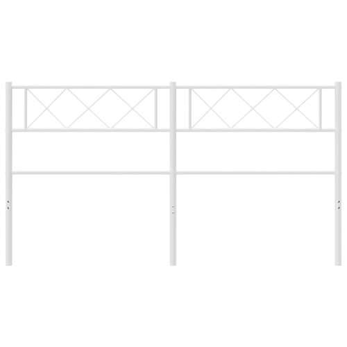 Metalno uzglavlje bijelo 120 cm - Bijela 120 cm 1 Cijena