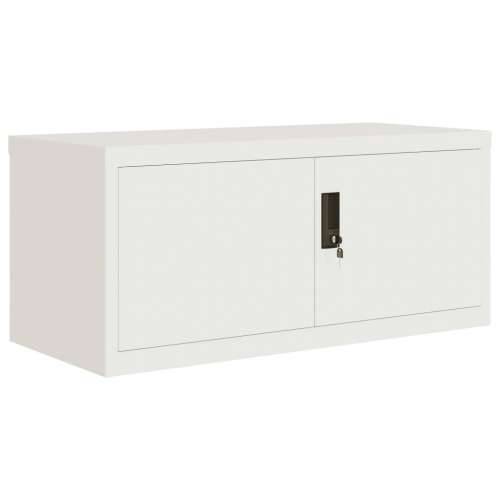 Ormarić za spise bijeli 90x40x130 cm čelični - Bijela 90 x 40 x 130 cm 1 Cijena