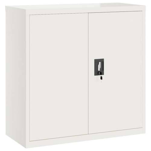 Ormarić za spise bijeli 90x40x130 cm čelični - Bijela 90 x 40 x 130 cm 1 Cijena