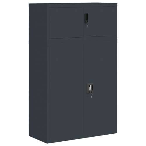 Ormarić za spise antracit 90x40x145 cm čelični - Antracit 90 x 40 x 145 cm 1 Cijena