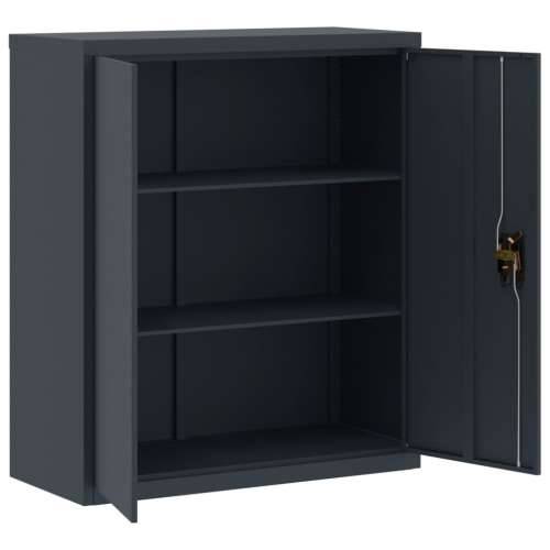 Ormarić za spise antracit 90x40x145 cm čelični - Antracit 90 x 40 x 145 cm 1 Cijena