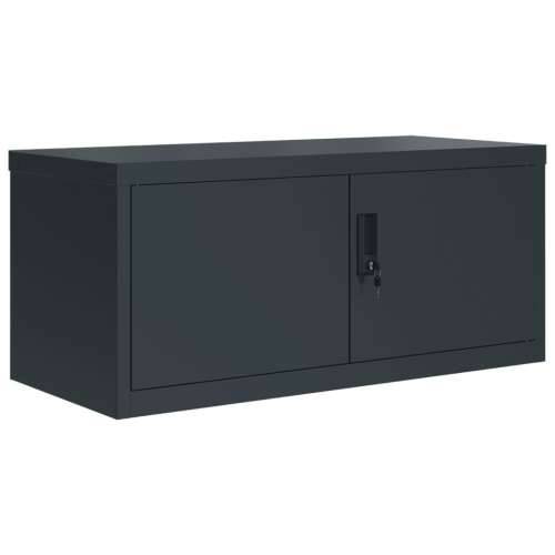 Ormarić za spise antracit 90x40x130 cm čelični - Antracit 90 x 40 x 130 cm 1 Cijena
