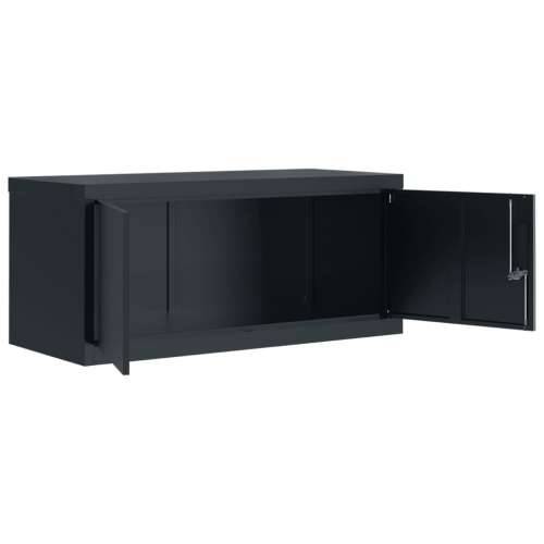 Ormarić za spise antracit 90x40x130 cm čelični - Antracit 90 x 40 x 130 cm 1 Cijena