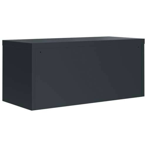 Ormarić za spise antracit 90x40x130 cm čelični - Antracit 90 x 40 x 130 cm 1 Cijena