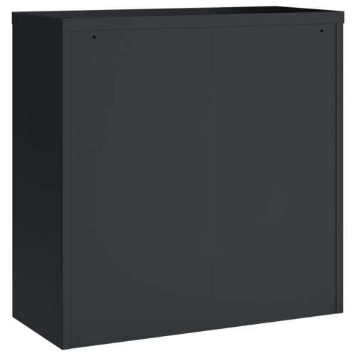 Ormarić za spise antracit 90x40x130 cm čelični - Antracit 90 x 40 x 130 cm 1 Cijena