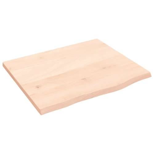 Stolna ploča 60x50x2 cm od netretirane masivne hrastovine - Prirodna 60 x 50 x 2 cm 1 Cijena