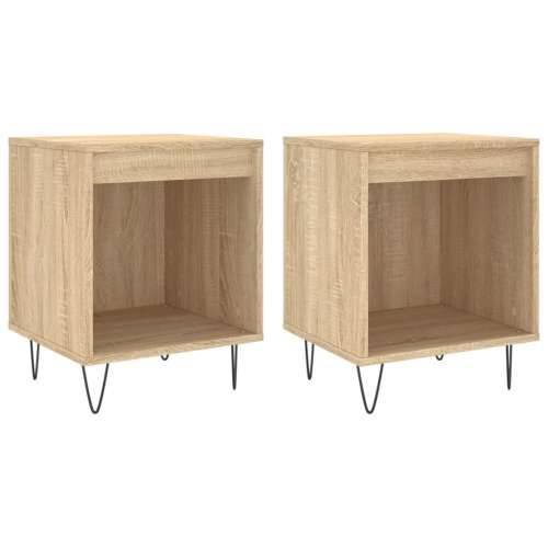 Noćni ormarići 2 kom boja hrasta 40x35x50 cm konstruirano drvo - sonoma hrast 2 Cijena