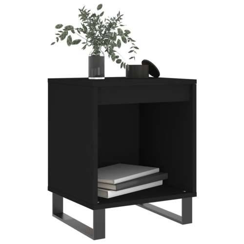 Noćni ormarići 2 kom crni 40x35x50 cm od konstruiranog drva - Crna 2 Cijena