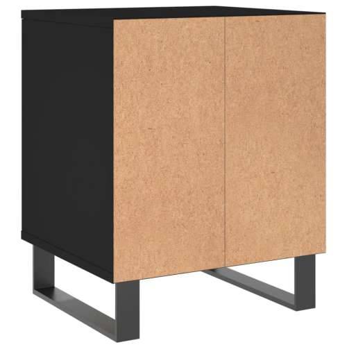 Noćni ormarići 2 kom crni 40x35x50 cm od konstruiranog drva - Crna 2 Cijena
